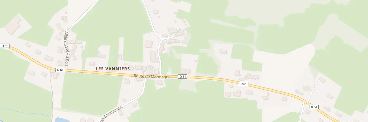 Plan du 1329 Rte de Marmagne à Saint-Sernin-du-Bois