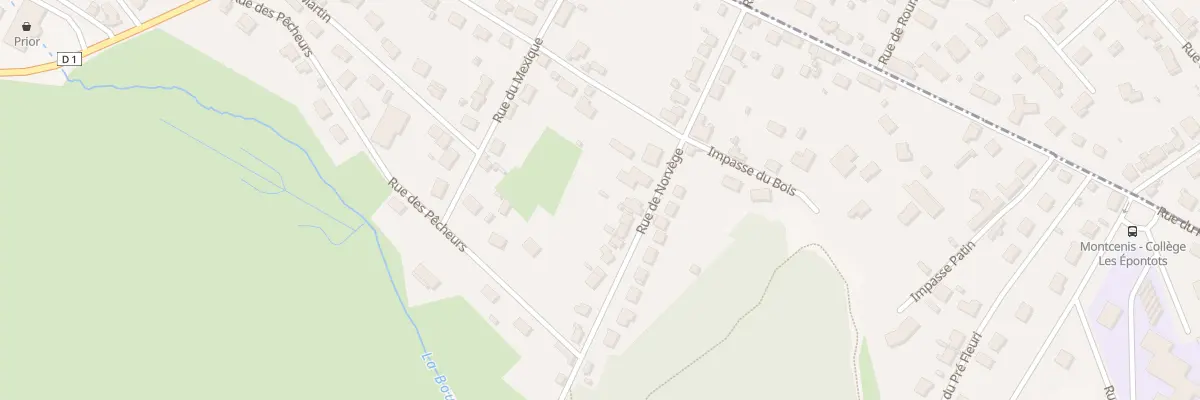 Plan du 24 Rue de Norvege à Montcenis