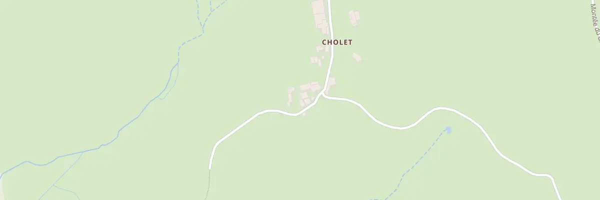 Plan du 5055 Cholet à Cublize