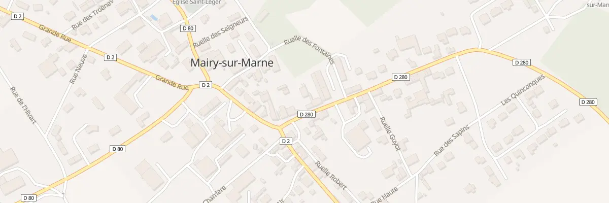Plan du 7 Rue Saint Michel à Mairy-sur-Marne