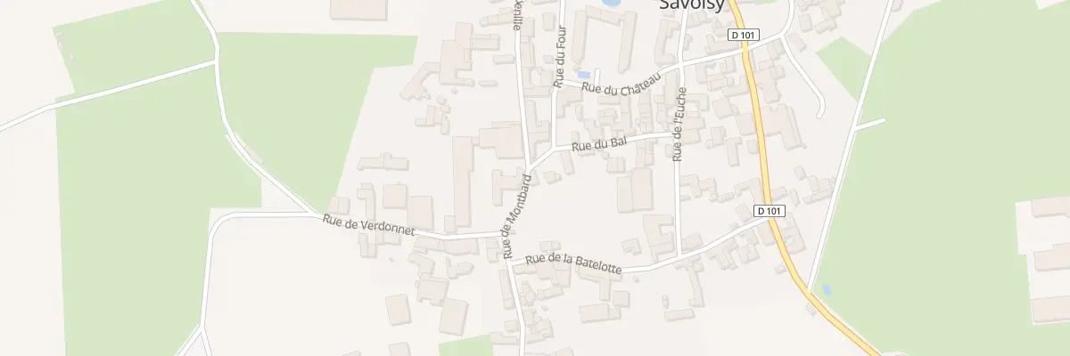 Plan du 1 Rue de Montbard à Savoisy