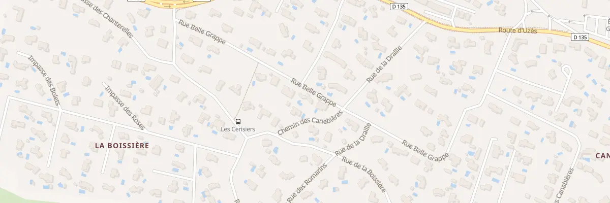 Plan du 487 Rue Belle Grappe à Poulx