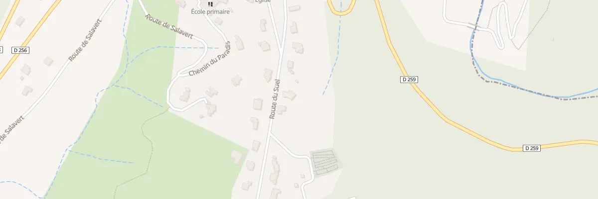 Plan du 327 Rte du Suel à Saint-Julien-du-Serre