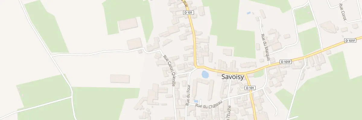 Plan du 5 Gr Grande Rue à Savoisy