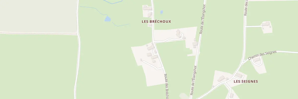 Plan des Brechoux à Saint-Bonnet-de-Joux