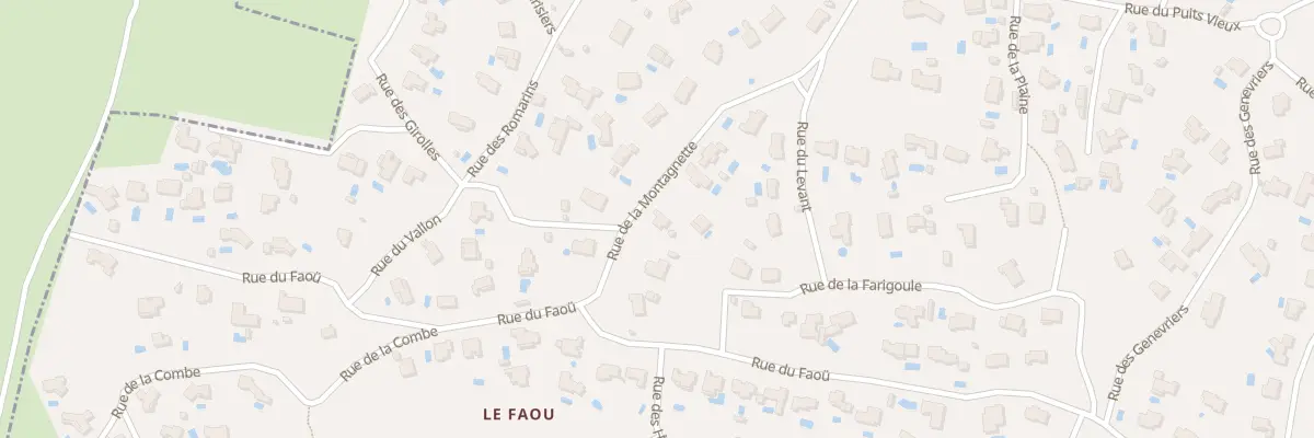 Plan du 261 Rue de la Montagnette à Poulx