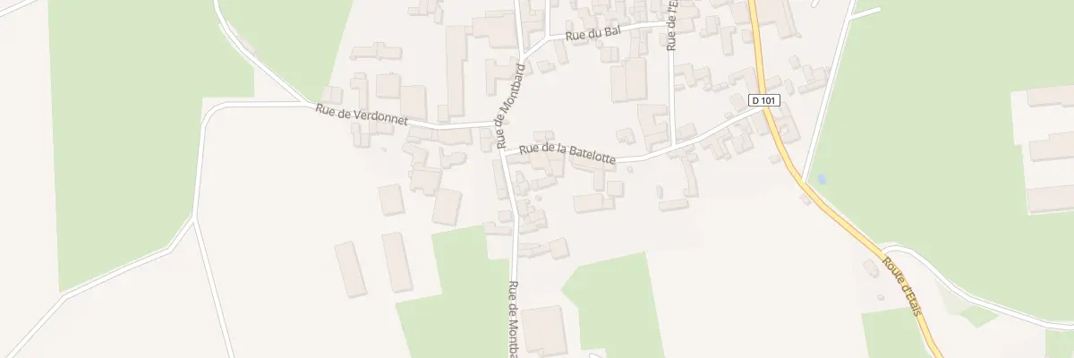 Plan du 5 Rue de Montbard à Savoisy