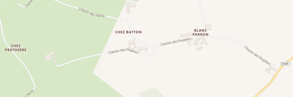 Plan du 540 Che des Peupliers à Saint-Clément-les-Places