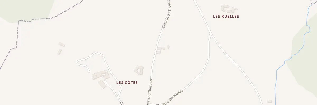 Plan du 420 Che du Thevenet à Longessaigne