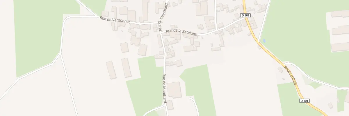 Plan du 11 Rue de Montbard à Savoisy