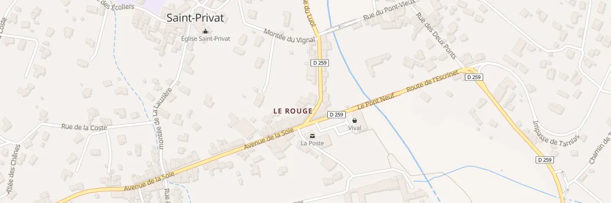Plan du 5266 Le Rouge à Saint-Privat