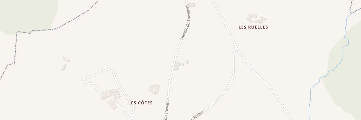 Plan du 440 Che du Thevenet à Longessaigne