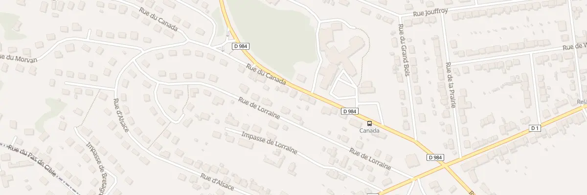 Plan du 25 Rue du Canada au Creusot