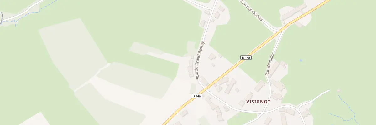 Plan du 6 Rue du Grand Bessey à Viévy