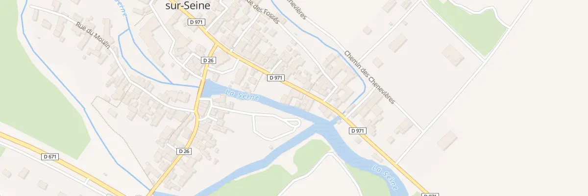 Plan du 11 Gr Grande Rue à Neuville-sur-Seine