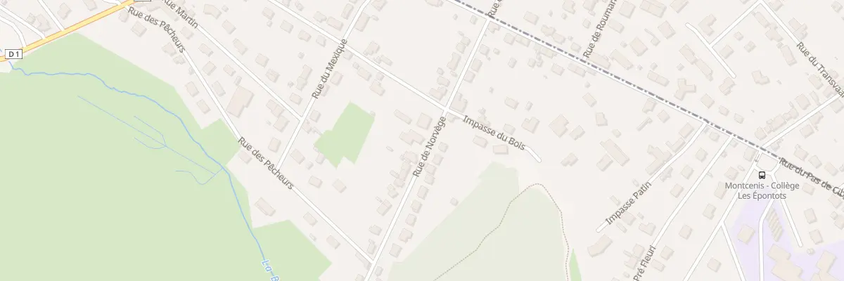 Plan du 20 Rue de Norvege à Montcenis