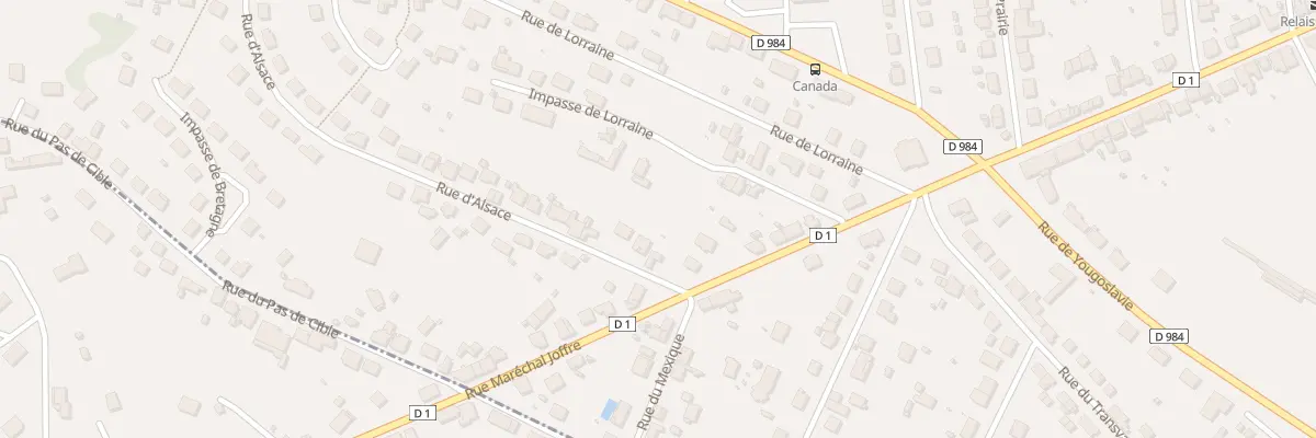Plan du 2B Rue d’Alsace au Creusot