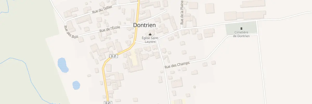 Plan du 6 Rue de l’Eglise à Dontrien