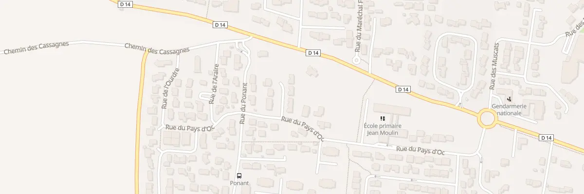 Plan du 6 Imp du Galoubet à Saint-Gilles