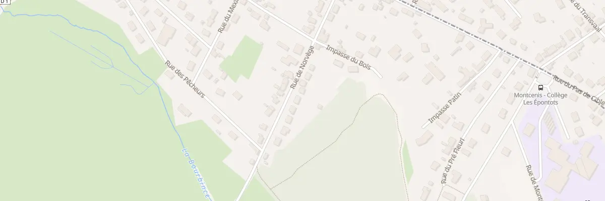 Plan du 21 Rue de Norvege à Montcenis