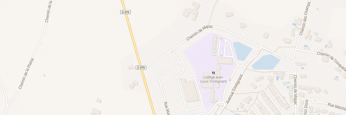 Plan du 34 Rue Marie Trintignant à Uzès