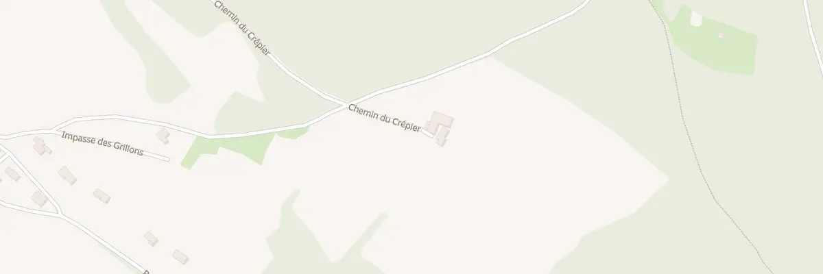 Plan du 1183 Che du Crepier à Affoux