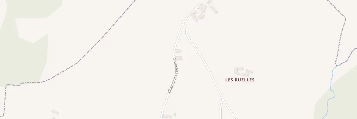Plan du 610 Che du Thevenet à Longessaigne