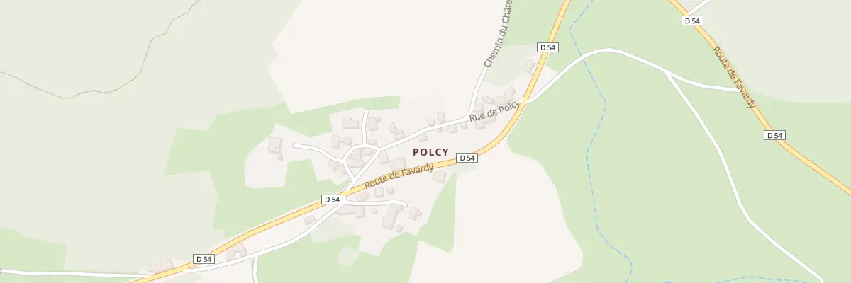 Plan du 146 Rue de Polcy à Ranchal