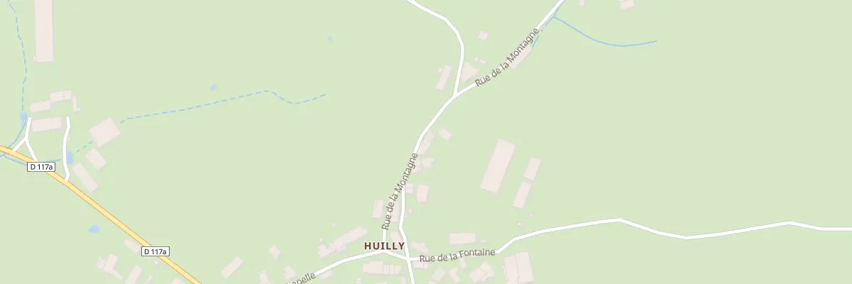 Plan du 8 Rue de la Montagne à Allerey