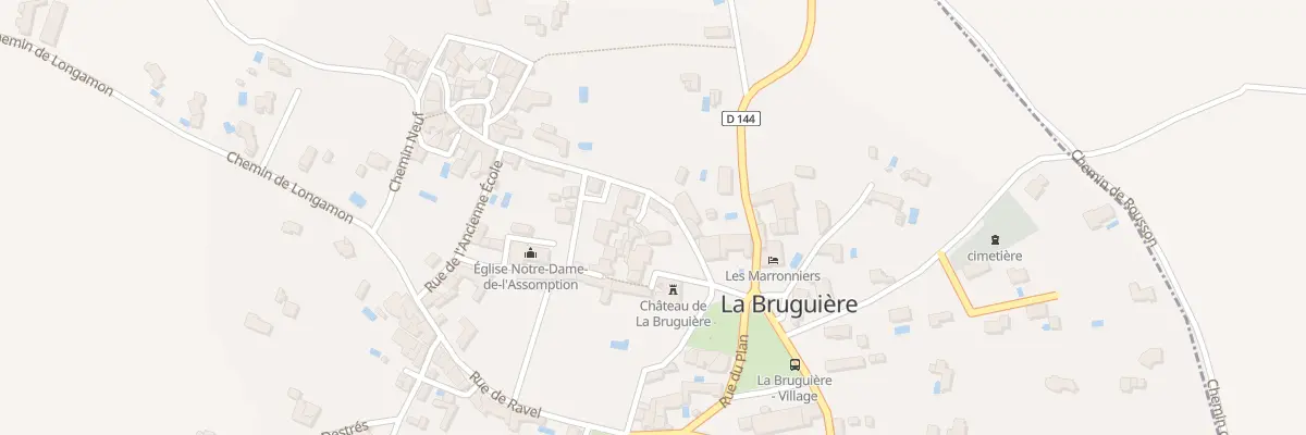 Plan du 40 Rue du Château à La Bruguière