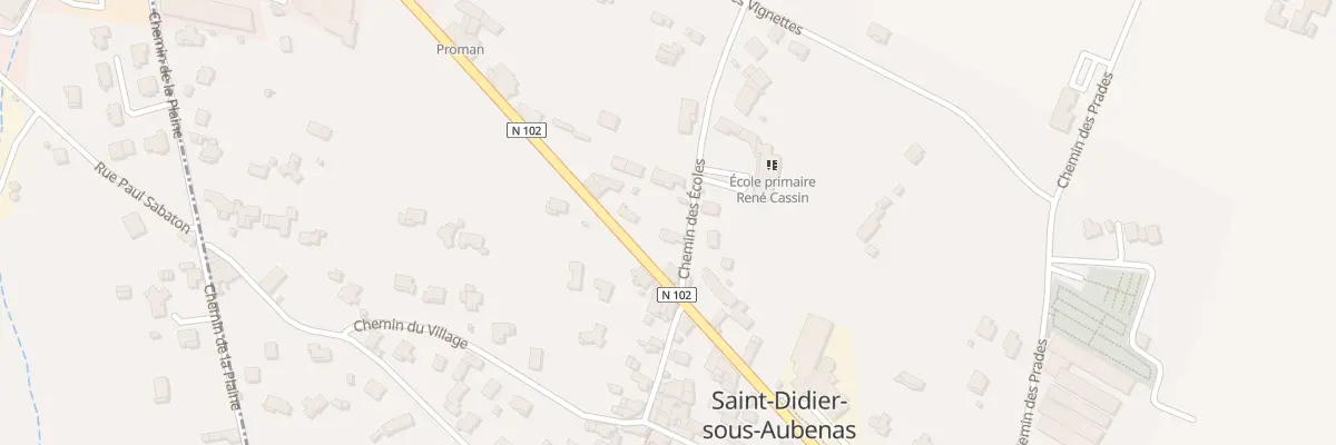 Plan du 510 Rte de Montélimar à Saint-Didier-sous-Aubenas