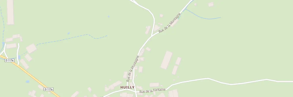 Plan du 10 Rue de la Montagne à Allerey