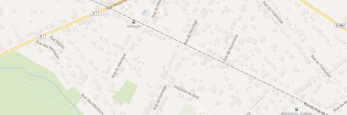 Plan du 6 Rue de Norvege à Montcenis
