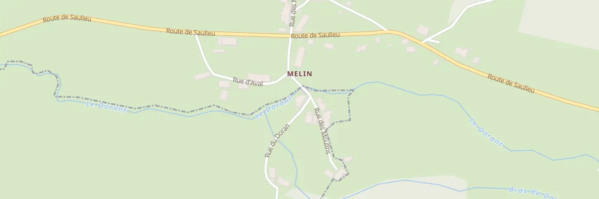 Plan du 2 Rue du Doran à Marcilly-Ogny