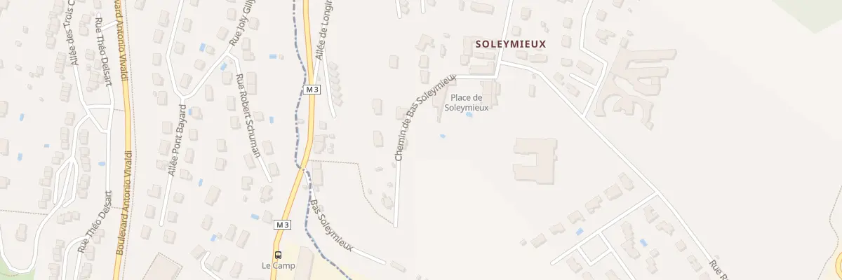 Plan du 3 Che de Bas Soleymieux à La Talaudière