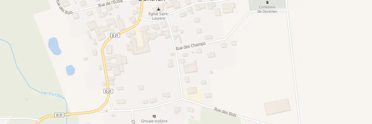 Plan du 5 Rue du Stade à Dontrien