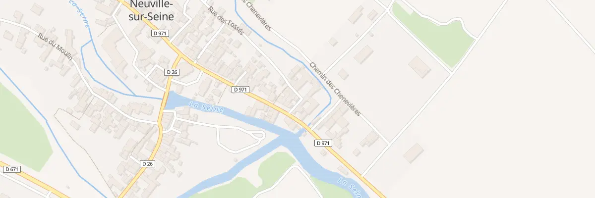 Plan du 1 Rue Porte Guenin à Neuville-sur-Seine