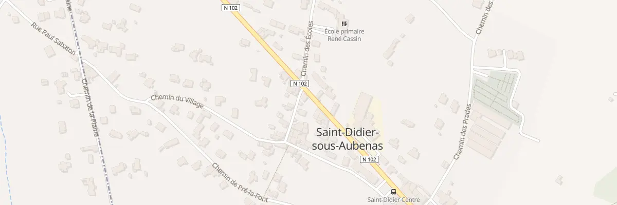 Plan du 457 Rte de Montélimar à Saint-Didier-sous-Aubenas