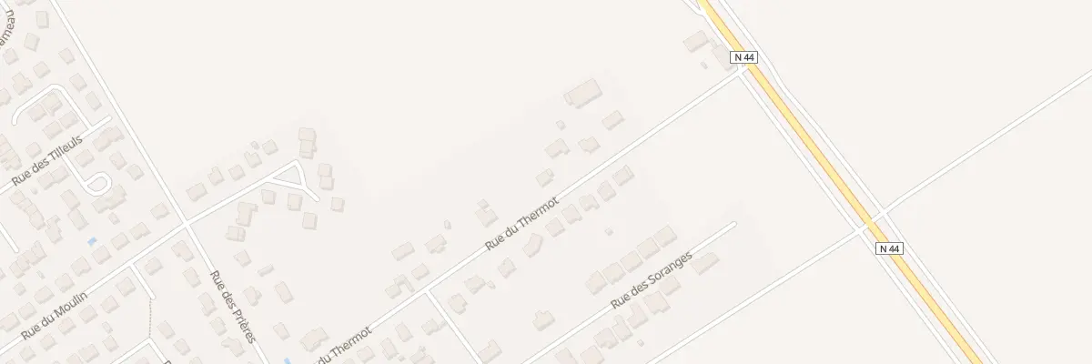 Plan du 26 Rue du Thermot à Sarry