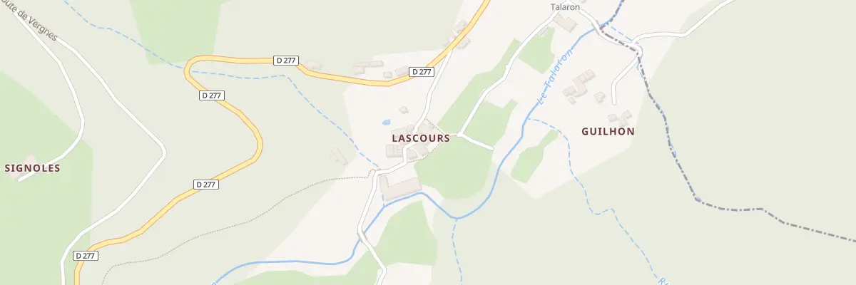 Plan du 125 Che de Lascours à Saint-Genest-Lachamp