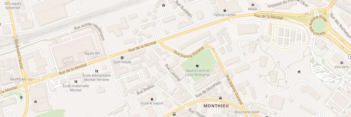 Plan du 9 Rue Cussinel à Saint-Étienne