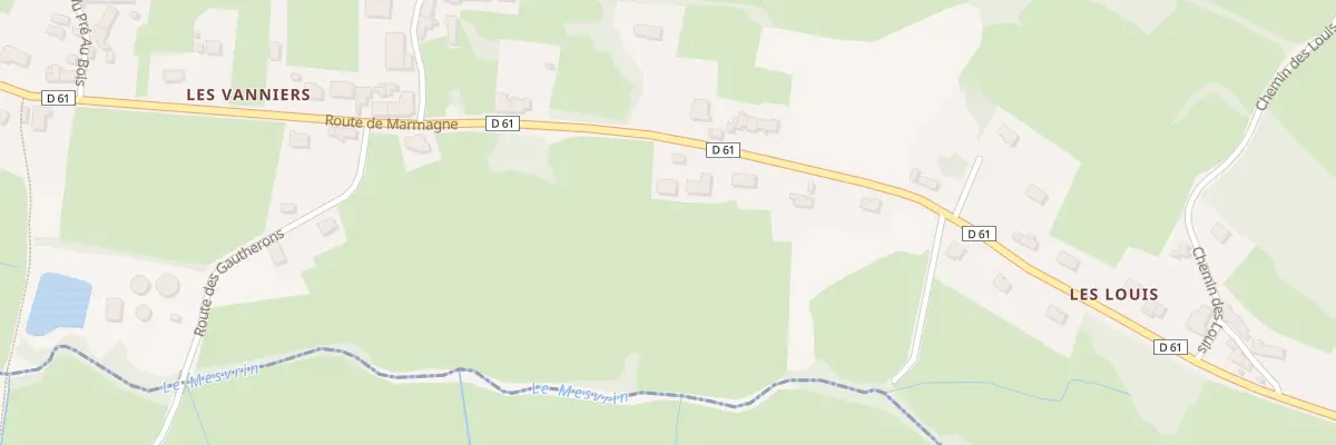 Plan du 1190 Rte de Marmagne à Saint-Sernin-du-Bois