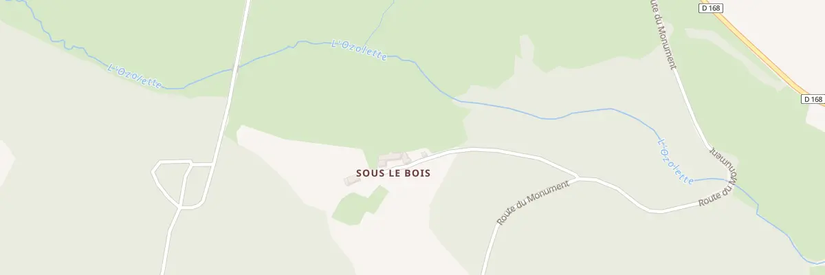 Plan du 5093 Rte du Monument à Montmelard