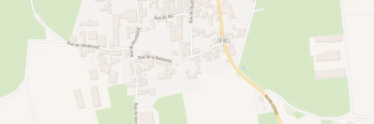 Plan du 7 Rue de la Batelotte à Savoisy