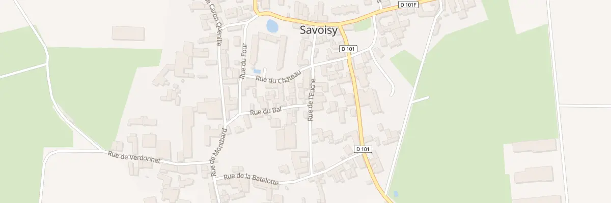 Plan du 2 Rue du Bal à Savoisy