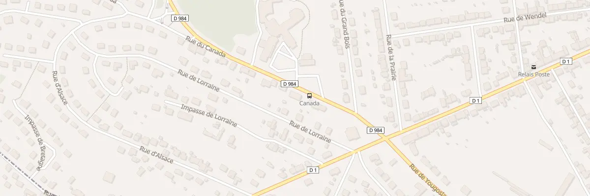 Plan du 13 Rue du Canada au Creusot