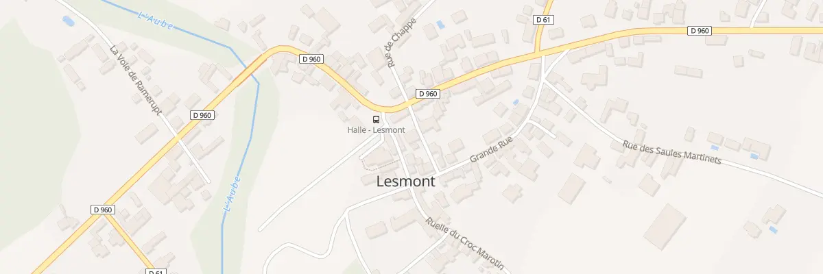 Plan du 3 Rue de la Halle à Lesmont