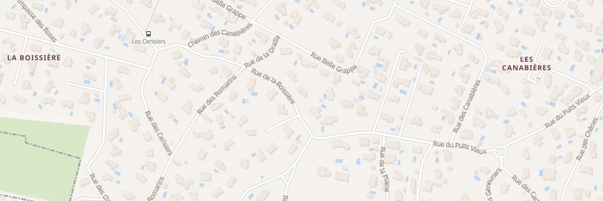 Plan du 5410 Rue de la Boissière à Poulx