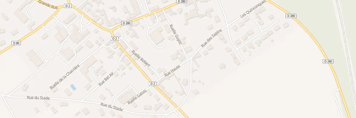 Plan du 3 Rue Haute à Mairy-sur-Marne
