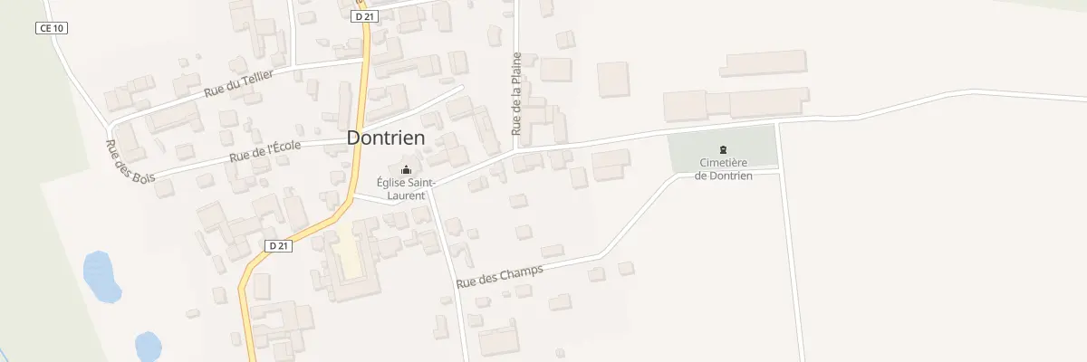 Plan du 2 Rue Baronnet Robert à Dontrien